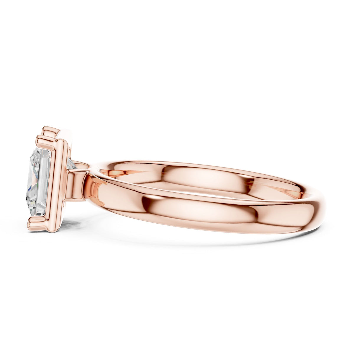 Princess Solitaire Lab Grown Diamond Engagement Ring