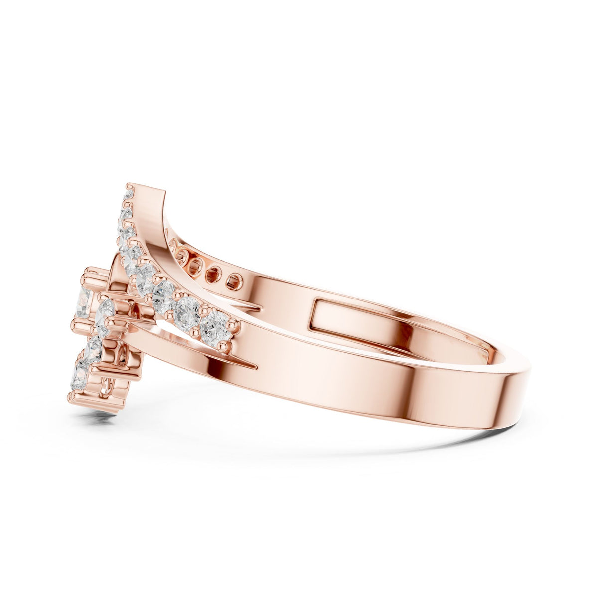 Round Halo Lab Grown Diamond Engagement Ring