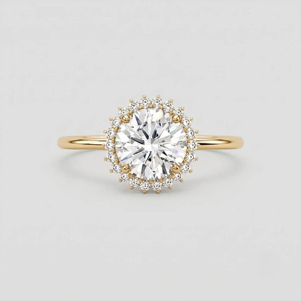 Halo Lab Grown Engagement Rings