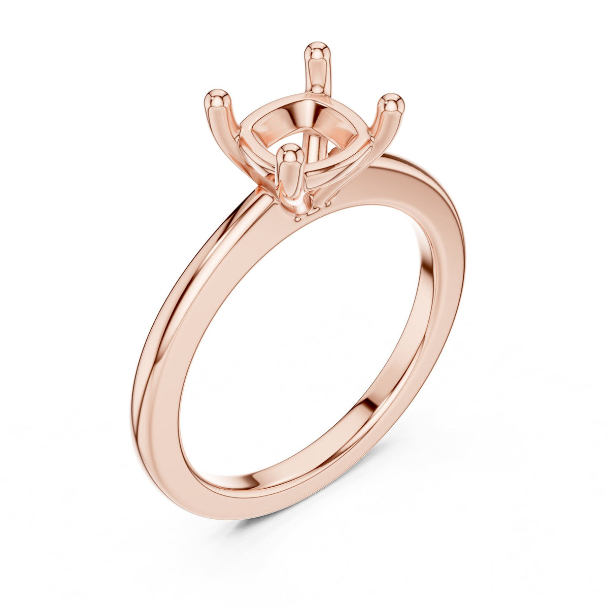 Cushion Solitaire Lab Grown Diamond Engagement Ring