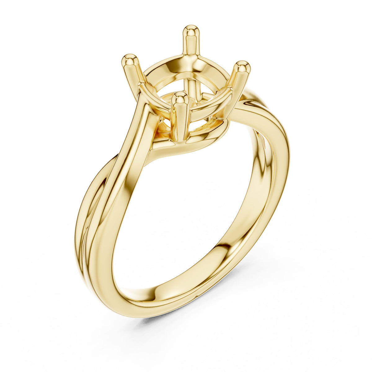 Cushion Solitaire Lab Grown Diamond Engagement Ring