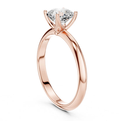 Cushion Solitaire Lab Grown Diamond Engagement Ring
