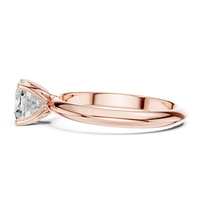 Cushion Solitaire Lab Grown Diamond Engagement Ring