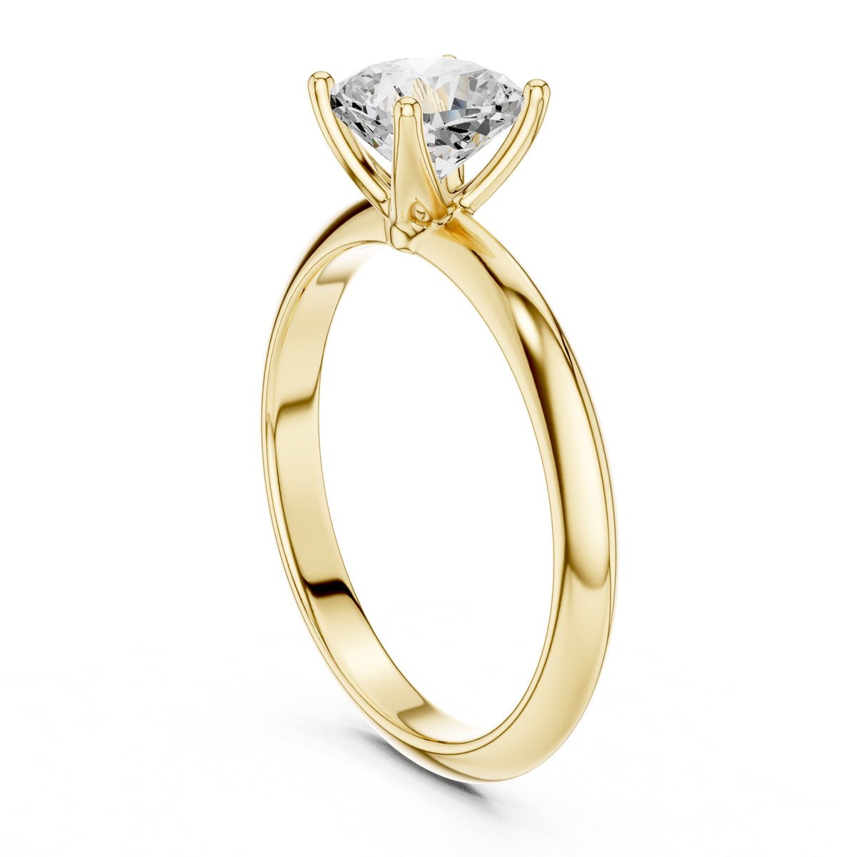 Cushion Solitaire Lab Grown Diamond Engagement Ring
