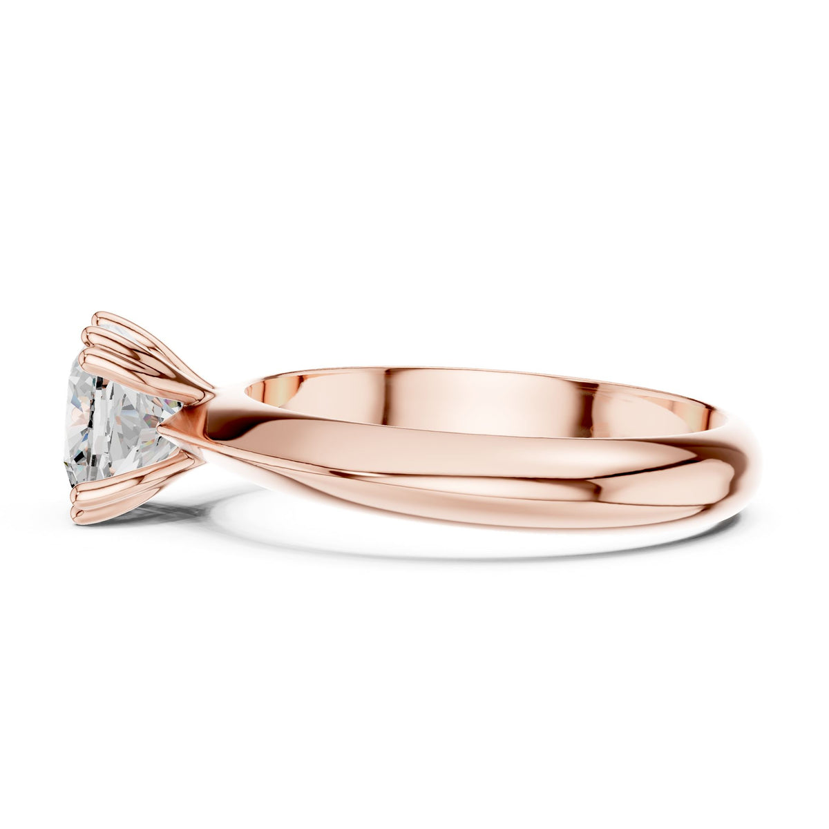 Cushion Solitaire Lab Grown Diamond Engagement Ring