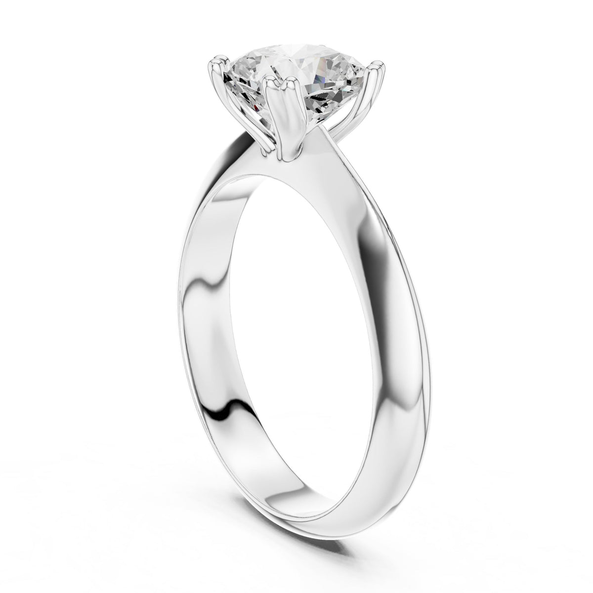 Cushion Solitaire Lab Grown Diamond Engagement Ring