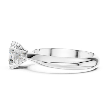 Cushion Solitaire Lab Grown Diamond Engagement Ring