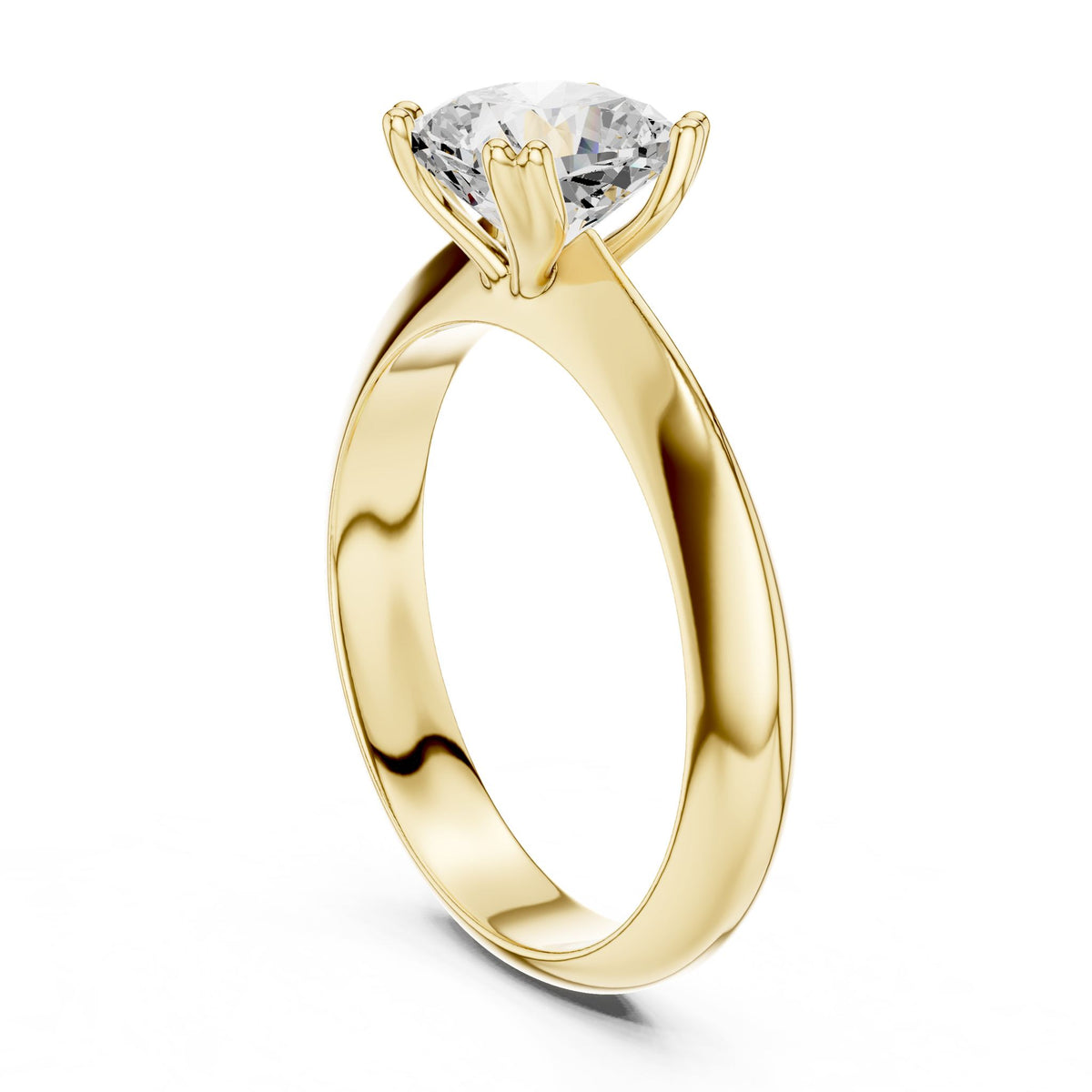 Cushion Solitaire Lab Grown Diamond Engagement Ring