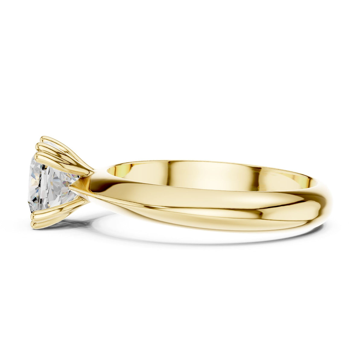 Cushion Solitaire Lab Grown Diamond Engagement Ring