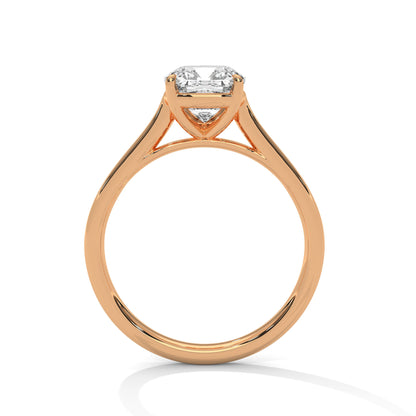 Cushion Solitaire Lab Grown Diamond Engagement Ring