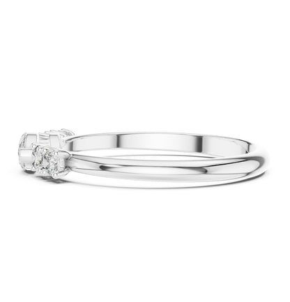 Marquise Accented Lab Grown Diamond Engagement Ring