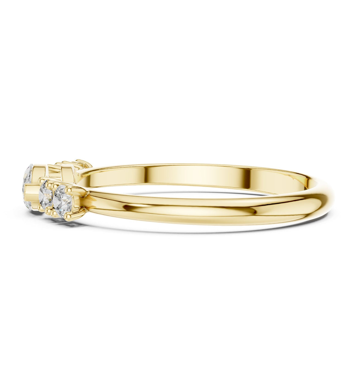 Marquise Accented Lab Grown Diamond Engagement Ring