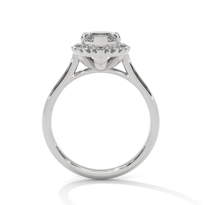 Marquise Halo Lab Grown Diamond Engagement Ring