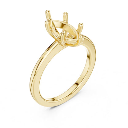 Marquise Solitaire Lab Grown Diamond Engagement Ring