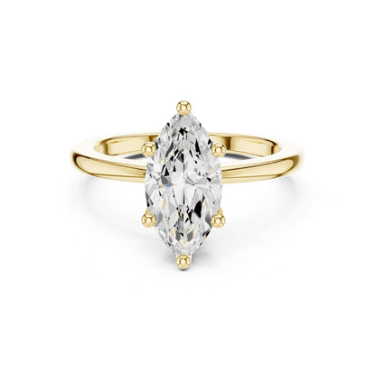 Marquise Solitaire Lab Grown Diamond Engagement Ring