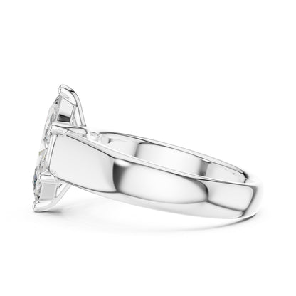 Marquise Solitaire Lab Grown Diamond Engagement Ring