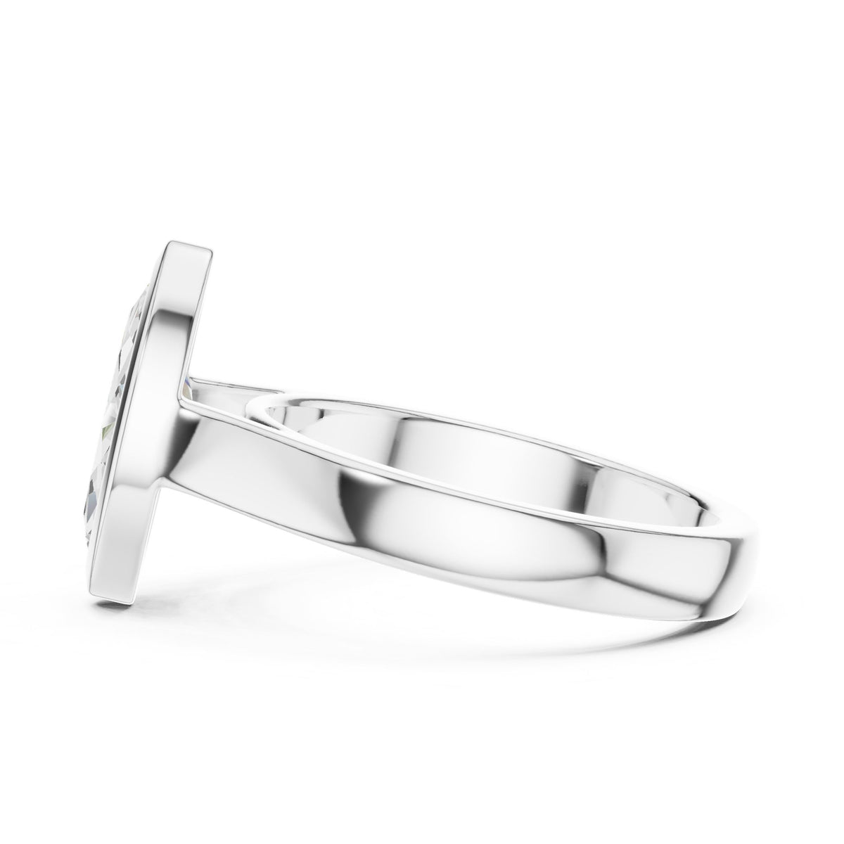 Marquise Solitaire Lab Grown Diamond Engagement Ring