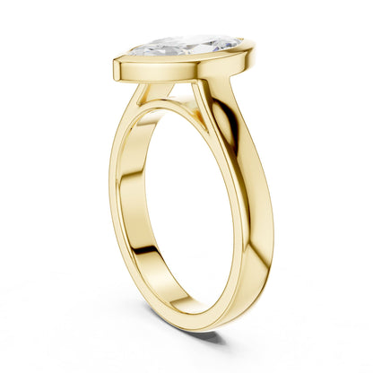 Marquise Solitaire Lab Grown Diamond Engagement Ring