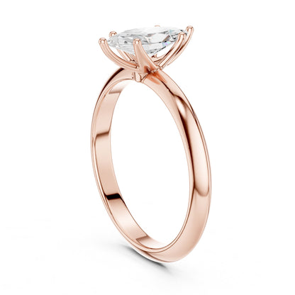 Marquise Solitaire Lab Grown Diamond Engagement Ring