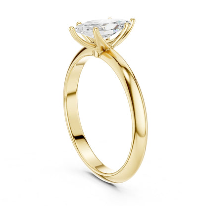 Marquise Solitaire Lab Grown Diamond Engagement Ring