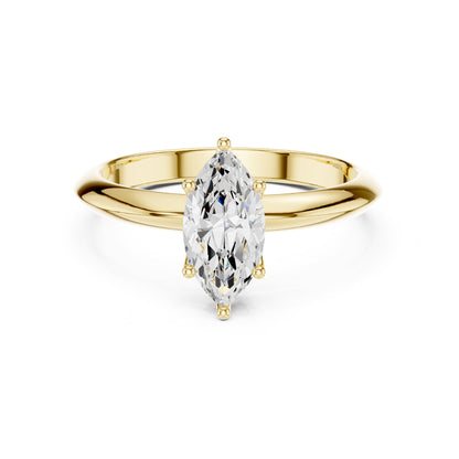 Marquise Solitaire Lab Grown Diamond Engagement Ring