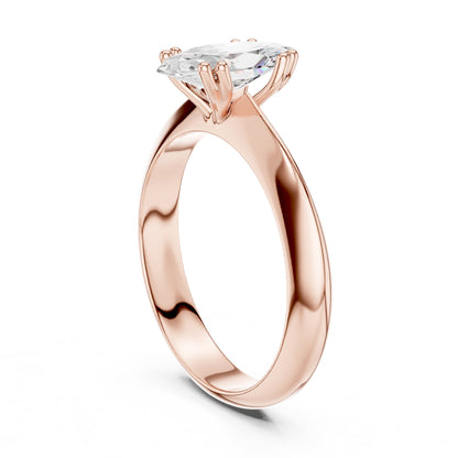 Marquise Solitaire Lab Grown Diamond Engagement Ring