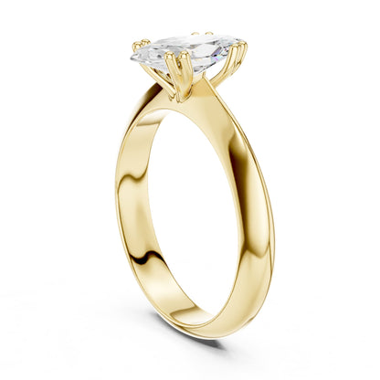 Marquise Solitaire Lab Grown Diamond Engagement Ring