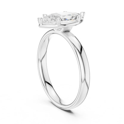 Marquise Solitaire Lab Grown Diamond Engagement Ring