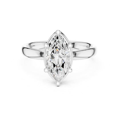 Marquise Solitaire Lab Grown Diamond Engagement Ring