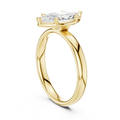 Marquise Solitaire Lab Grown Diamond Engagement Ring