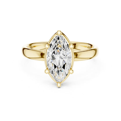 Marquise Solitaire Lab Grown Diamond Engagement Ring