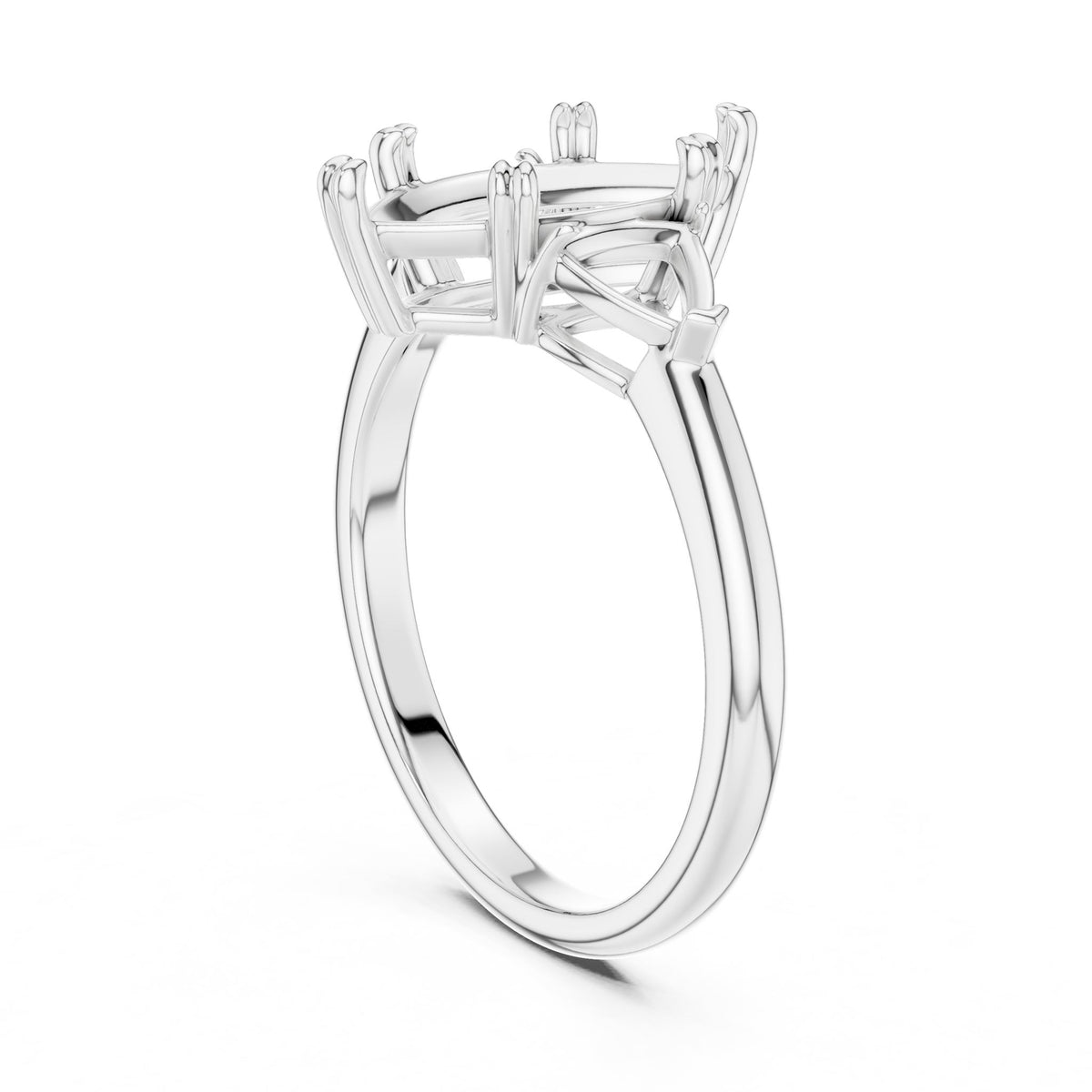Marquise Three Stone Lab Grown Diamond Engagement Ring