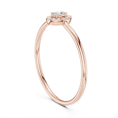Oval Halo Lab Grown Diamond Engagement Ring