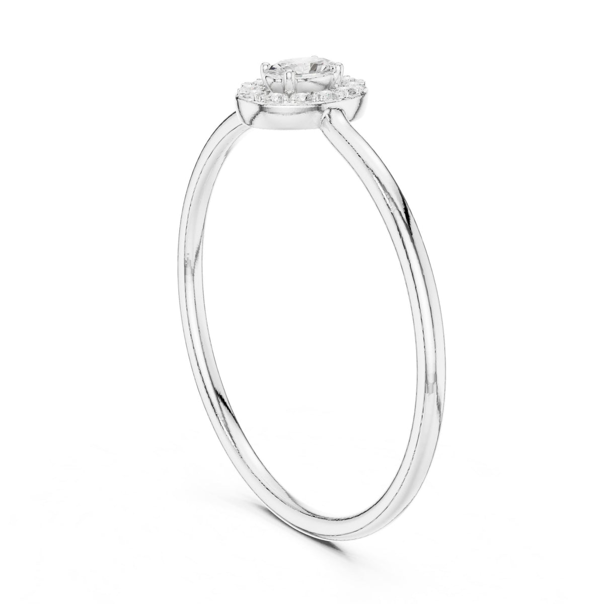 Oval Halo Lab Grown Diamond Engagement Ring