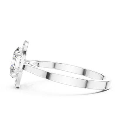 Oval Halo Lab Grown Diamond Engagement Ring