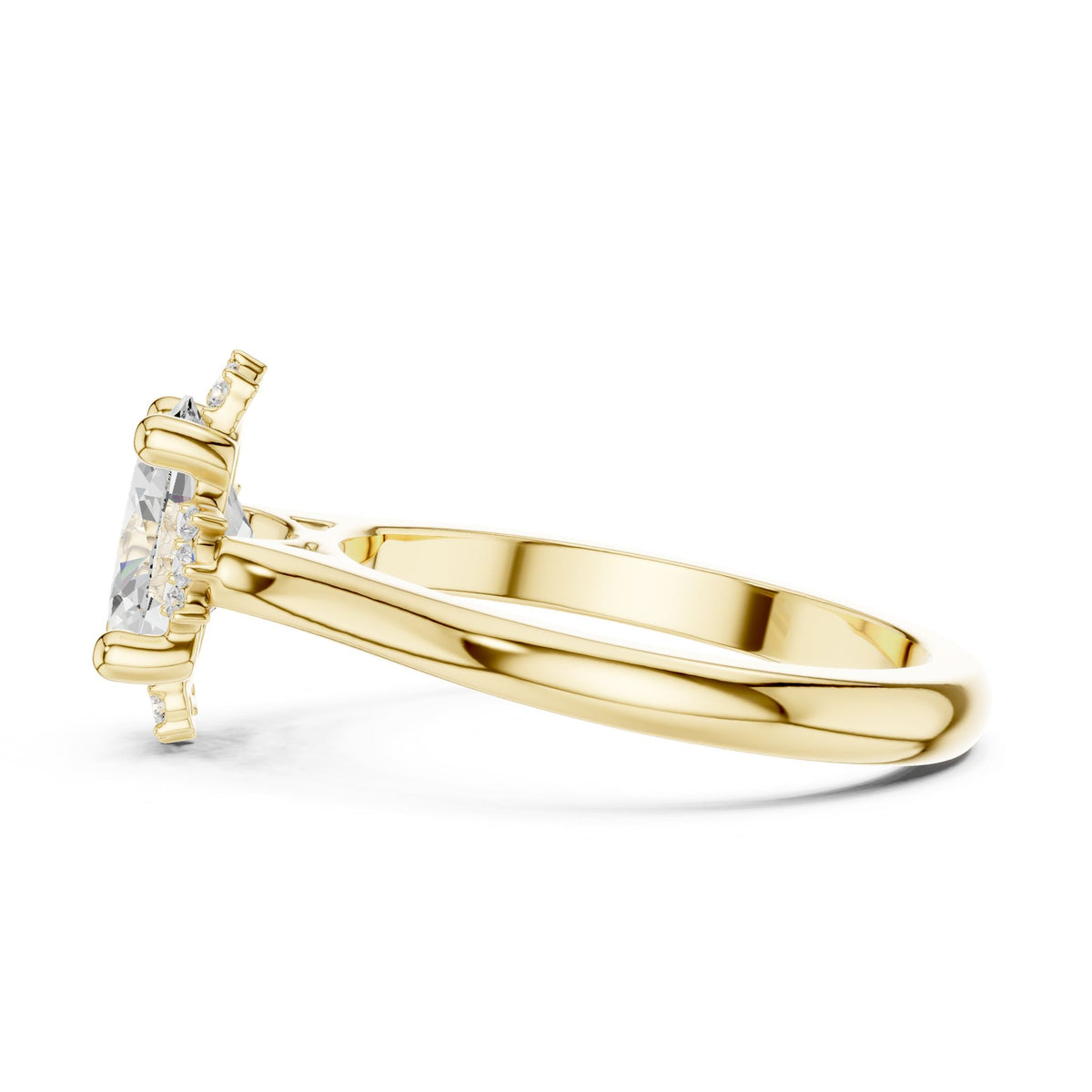 Oval Halo Lab Grown Diamond Engagement Ring