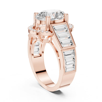 Oval Halo Lab Grown Diamond Engagement Ring