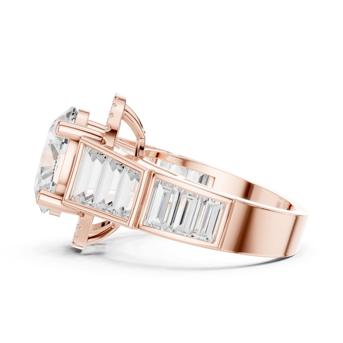 Oval Halo Lab Grown Diamond Engagement Ring