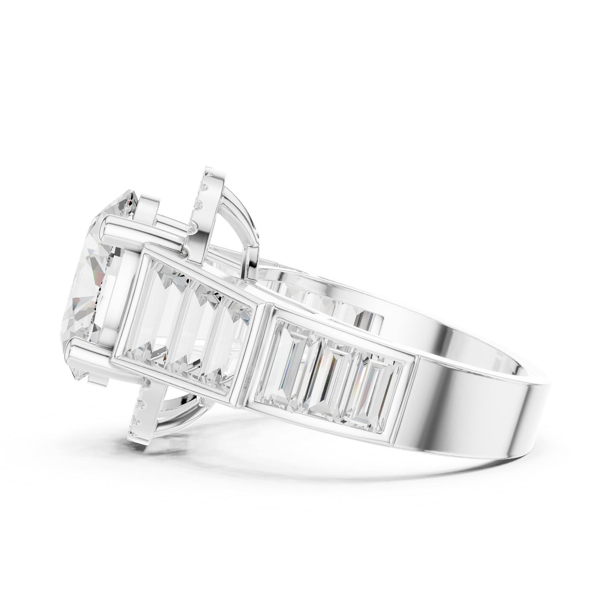 Oval Halo Lab Grown Diamond Engagement Ring