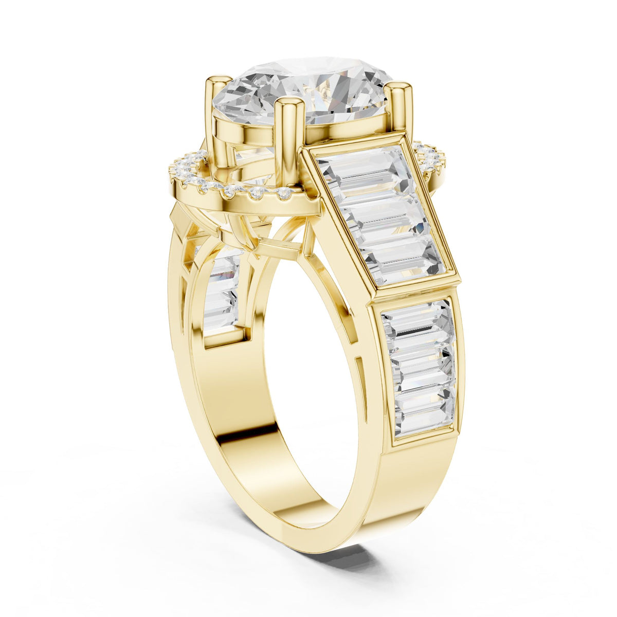 Oval Halo Lab Grown Diamond Engagement Ring