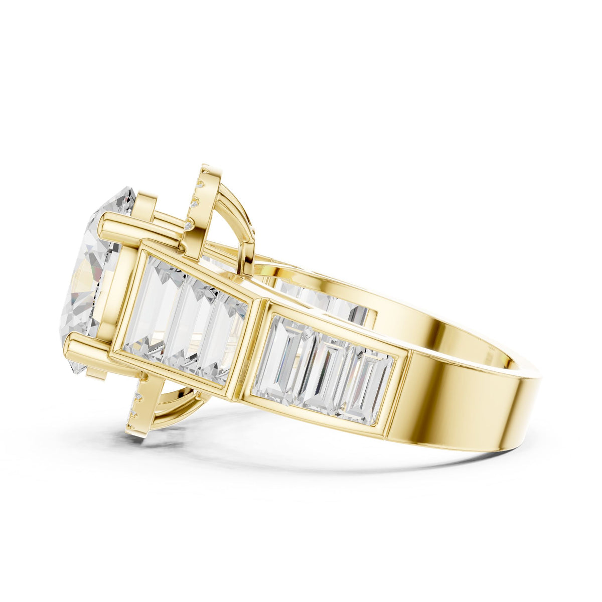 Oval Halo Lab Grown Diamond Engagement Ring