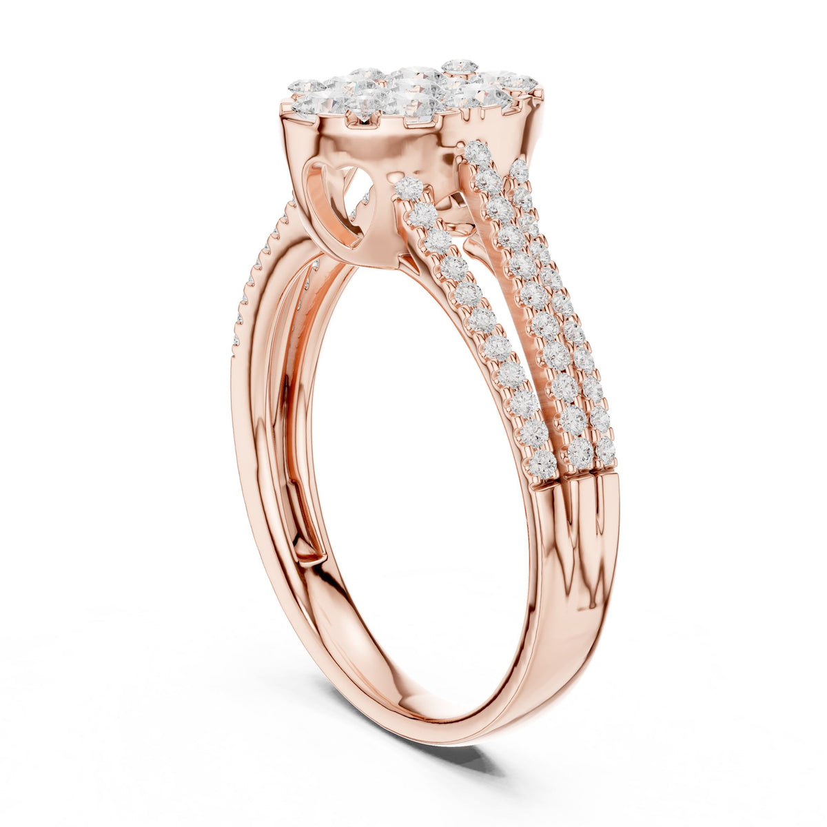 Oval Halo Lab Grown Diamond Engagement Ring