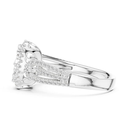 Oval Halo Lab Grown Diamond Engagement Ring