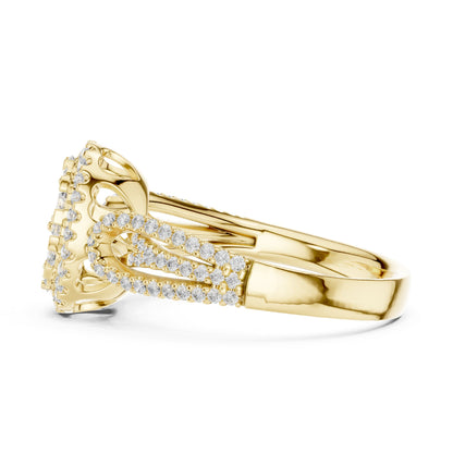 Oval Halo Lab Grown Diamond Engagement Ring