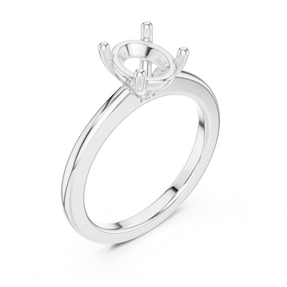 Oval Solitaire Lab Grown Diamond Engagement Ring