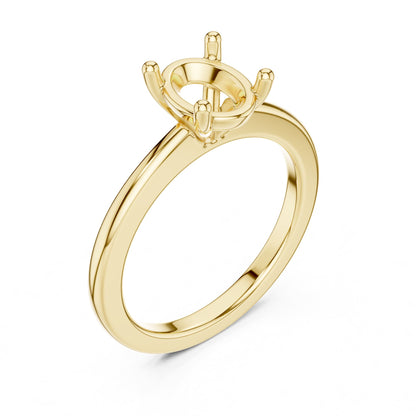 Oval Solitaire Lab Grown Diamond Engagement Ring