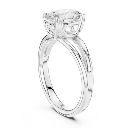 Oval Solitaire Lab Grown Diamond Engagement Ring
