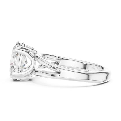 Oval Solitaire Lab Grown Diamond Engagement Ring