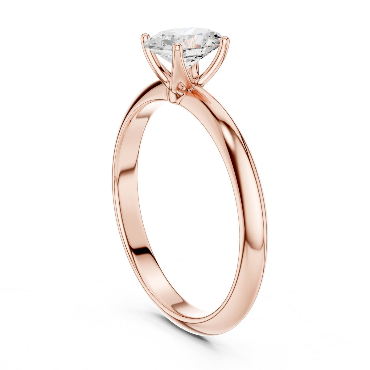 Oval Solitaire Lab Grown Diamond Engagement Ring