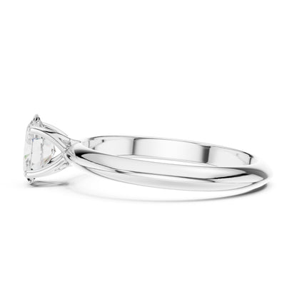 Oval Solitaire Lab Grown Diamond Engagement Ring